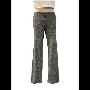 New Balance Charcoal Heather Wide-Leg Athletic/Yoga Pants